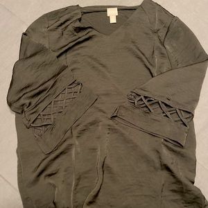 Chico’s Black Silk top